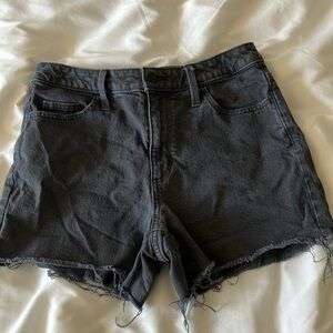 Black Jean shorts